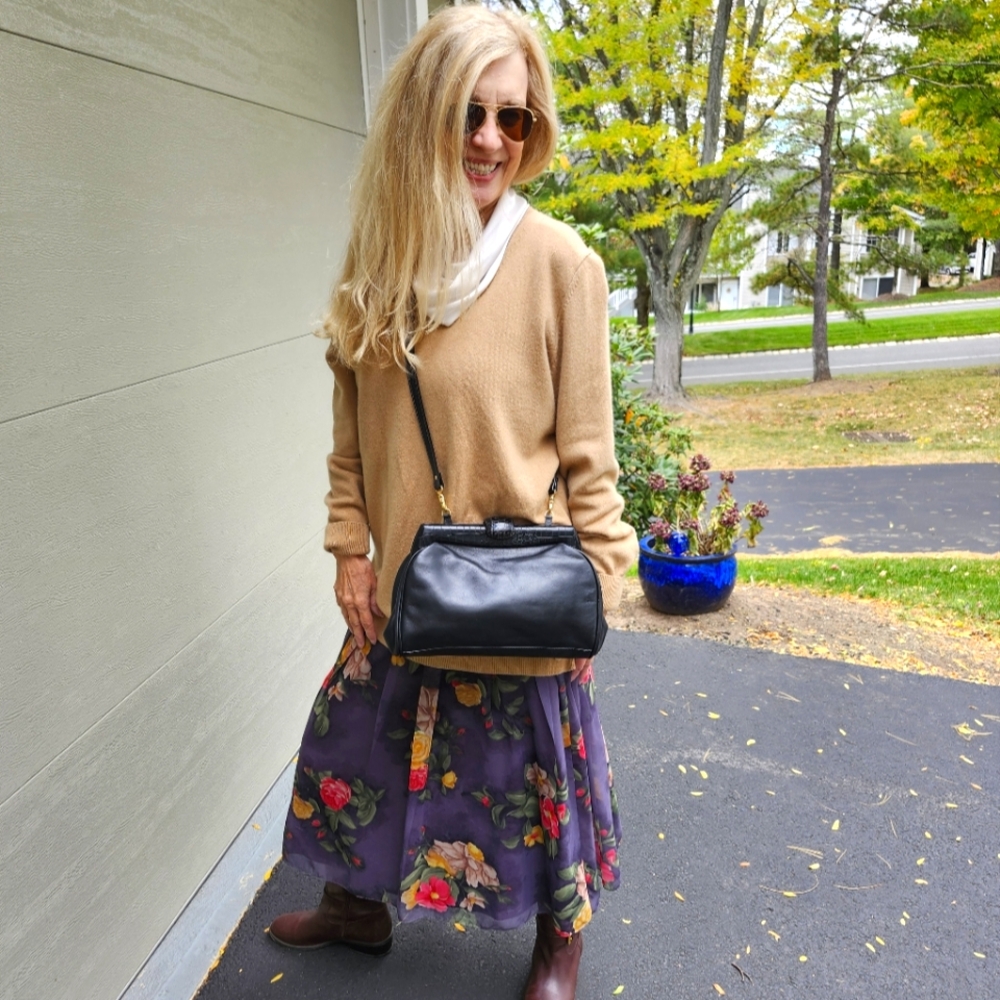 Tory Burch Pro Cleaned Large Cashmere Sweater and Medium Vintage Skirt, $78